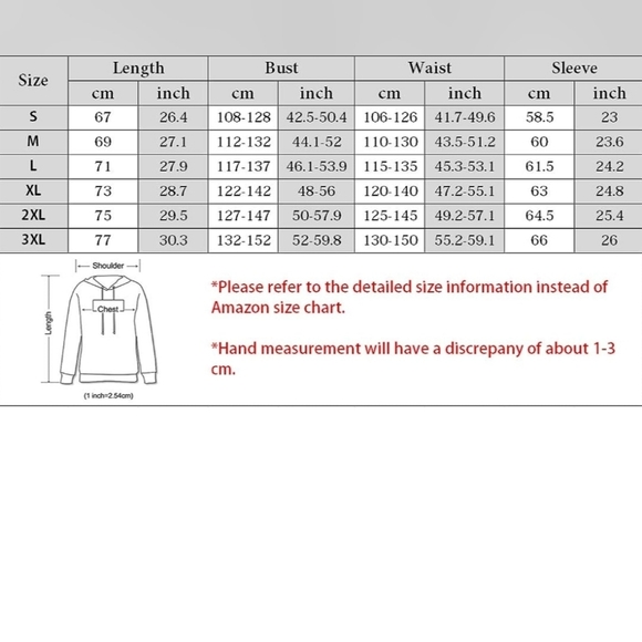 New Men's Graphic Drawstring Hoodie Sweater Multiple Sizes - Picture 3 of 6